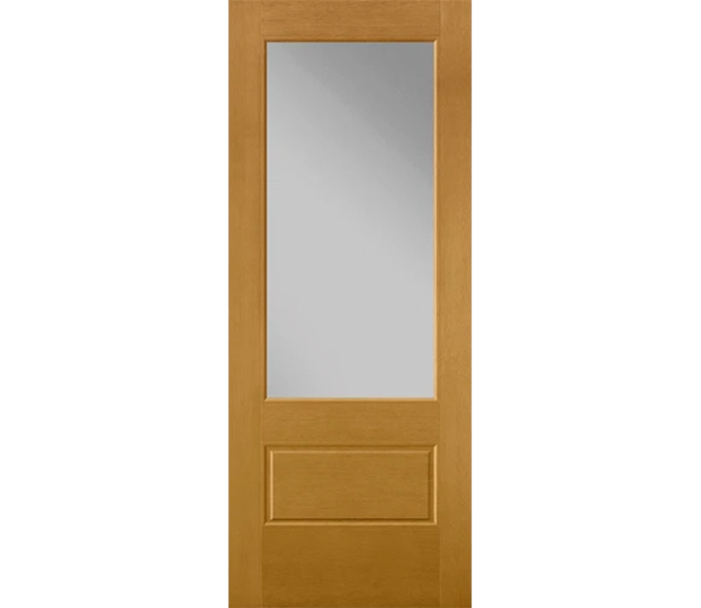 San Diego 3 Quaters Light Fiberglass Entry Door