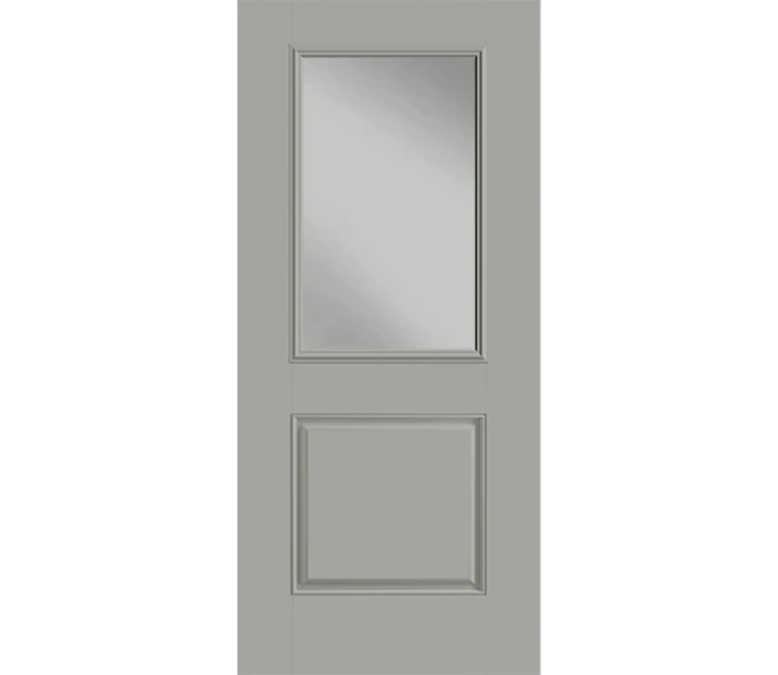 San Diego Half Light 1 Panel Fiberglass Entry Door