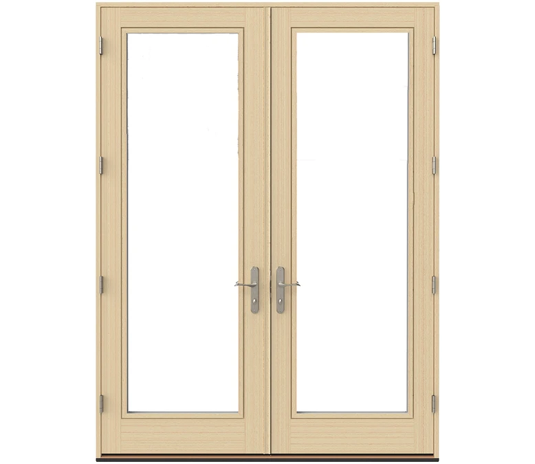 San Diego Pella Lifestyle Series Wood Double Hinged Patio Doors