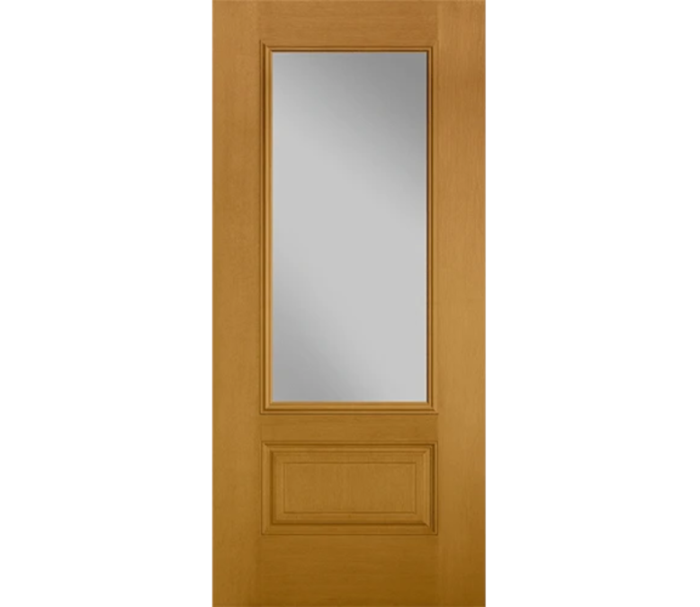 San Diego Three Quaters light Fiberglass Entry Door