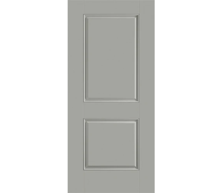 San Diego Two Panel Square Fiberglass Entry Door